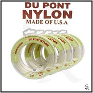 DU PONT NYLON MONOFILAMENT LEADER LINE 100 yards MADE USA DUPONT LEADER