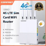 COMFAST 4G LTE Wireless Router SIM Card TPG SIM Card Wifi Modem With USB Power Interface High Gain Antenna Travel Mobile Router