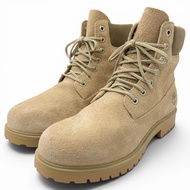 全新 □ Timberland nonnative 6 繫帶防水短靴，麂皮材質，米色，男款 27 碼，附原廠鞋盒