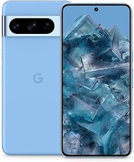 Google Pixel 8 Pro 5G – Unlocked Dual SIM (Nano SIM, eSIM) Android Smartphone with telephoto lens, 24-hour battery and Super Actua display (Bay, 128 GB)