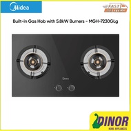 MIDEA Built-in Gas Hob with 5.8kW Burners - MGH-7230GL