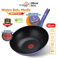 TKIS BY YK DESIGN Frypan 32 CM Wajan Anti Lengket Premium Bahan Tebal TK-853