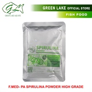 F.MED Peeos Aquatic 100% Original Spirulina Powder High Grade 100g Fish Food 水族螺旋藻