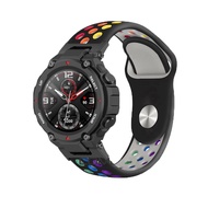 Double Color Silicone Strap For Amazfit T-Rex / T-Rex Pro Huami Smart watch Amazfit Trex Sports Smartwatch