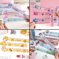 SP Spinner Ruler 15cm Capybara Crayon Shinchan Stitch Sanri* motif