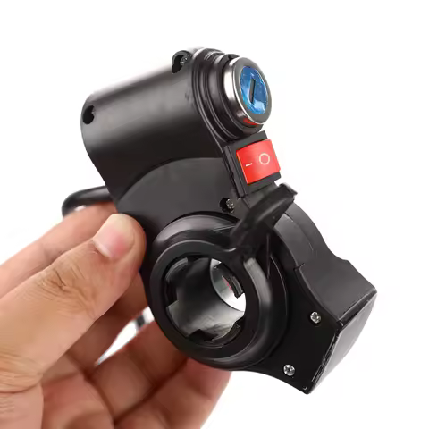 Electric Bicycle Handlebar Throttle Accelerator Grip Throttle Electric Bike Scooter Thumb Throttle K