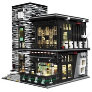 Mould King 16042 Bar with Light Model Architecture Plastic Building Blocks Building Toys