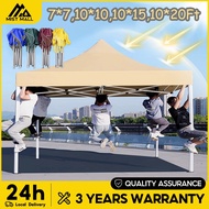 【WTHB】10 x 10 Ft  Night Market Folding Canopy Full Set Camping Tent Khemah  Penuh Khemah Rangka Besi