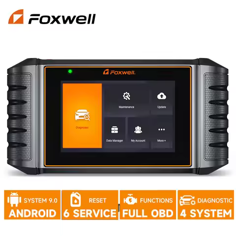 Foxwell NT706 Car OBDII Scanner Transmission ABS SRS Engine Car Diagnostic Tool Code Reader Free Upd