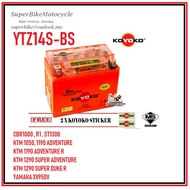 Koyoko Nanogel Maintenance Free Battery ( YTZ14S-BS)