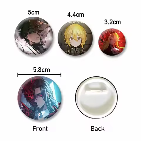 Cool Meursault Don Quixote Cartoon Enamel Pins New Anime Game Limbus Company Badge Fashion Jewelry A