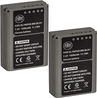 BM Premium 2-Pack Fully Decoded BLN1 Batteries for Olympus Pen F, OM-D E-M1, OM-D E-M5, OM-D E-M5 Mark II, OM-D E-P5 Digital SLR Camera
