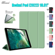 For Xiaomi Redmi Pad (2022) 10.61" VHU4254IN 5G Fashion High Quality Tablet Protective Case Honeycomb Three Fold Flip Stand Leather Cover Soft Silicone Back Casing