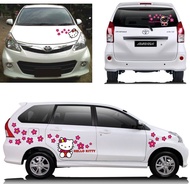 Striping Hello Kitty Stiker Full Body Stiker Mobil Avanza Xenia Innova Sigra