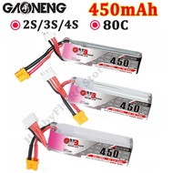 Gaoneng GNB 450Mah 2S 7.6V 3S 11.4V 4S 15.2V 80C Lipo Battery With Xt30 Plug For RC FPV Racing Dron