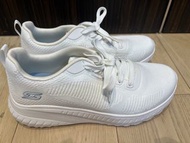 Skechers Bobs Memory Foam White Sneakers