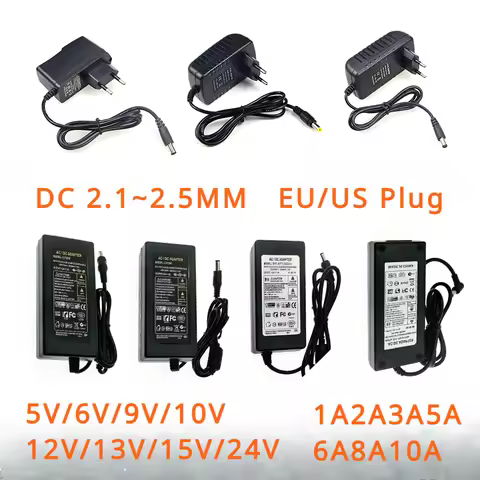 AC DC 220V Adapter Charger 5V 6V 9V 10V 12V 24V 1A 2A 3A 5A 6A 8A 10A Universal Power Adapter Plug F