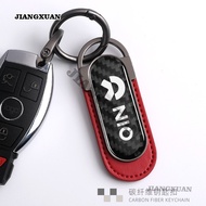 NIO Car Carbon Fiber Keychain Motorcycle Creative Keychain Firefly ET7 ES8/EL8 ES6/EL6