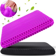 Gel Seat Cushion for Long Sitting (Super Large & Thick), Soft & Breathable, Gel Cushion for Wheelcha