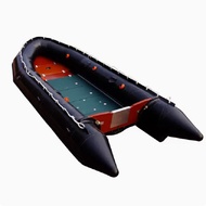 Thickened Rubber Hard Bottom Inflatable Rubber Kayak Fishing Boat Inflatable Boat Blue