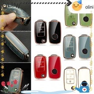 OLINI Shell Cover Protector Skin Key Fob Cover for Volkswagen VW POLO