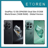 OnePlus 12 5G CPH2581 Dual Sim 512GB Black/Green (16GB RAM) - Global Version