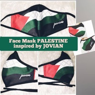 🔥 READYSTOCK Face Mask Kain JOVIAN PALESTINE Printed inspired by JOVIAN 🔥FACEMASK CLOTH PALESTINE 🔥