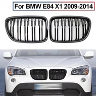 For BMW X1 E84 2011-2016 Pair Car Front Kidney Grille Dual Slats Front Hood Grill Replacement Racing