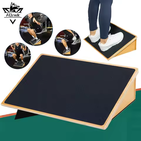 Slant Board Training Incline Board for Squats Wooden Incline Boards with Non-Slip Surface for Calf S