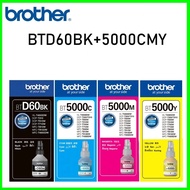 Brother BT5000C/M/Y/BTD60BK Genuine Ink Cartridge Page Yield up to 5K/6.5K Pages (BT-5000 BT5000 BT-