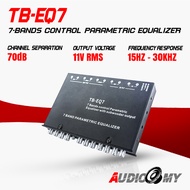 TB-EQ7 7-Band Car Audio EQ | 11V Parametric Equalizer | Sound Tuning Crossover