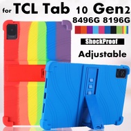 for TCL Tab 10 Gen 2 2023 10.36 Case 8496G 8196G Android Tablet Case Super Shockproof Soft Silicone 