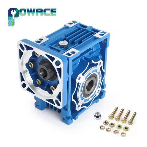 NMRV063 Reducer Worm Gear Gearbox Reducer Ratio 5: 1-100: 1 For Nema 42 Servo Stepper motor Flange 8
