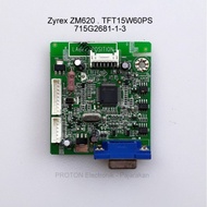 mainboard LCD Monitor Zyrex ZM620 TFT15W60PS GTC LD600WNT Matherboard