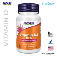 Now - Vitamin D-3 400 IU Softgels