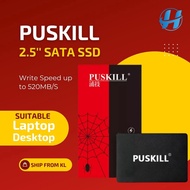 [READY STOCK] PUSKILL 2.5inch SATA 128GB 256GB 480GB 512GB 1TB SSD faster than Kingston A400 WD Gree