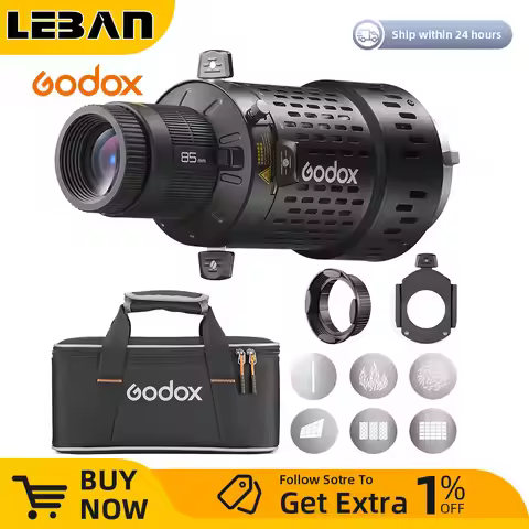 Godox BFP Flash Projection Attachment 360° Rotatable Bowens Mount Craft Clear Spot Precise Shapes St