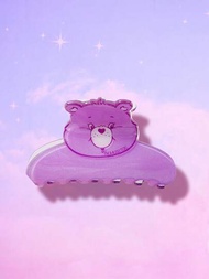 ROMWE X Care Bears 1隻可愛的帶毛爪的紫色熊