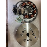 Y125ZR magnet+magnet coil set 2 item 100% original(5BU-85560-01) (5BU-85550-01)