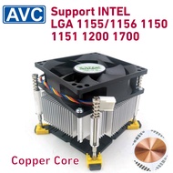 AVC CPU Cooler Copper Core Support INTEL LGA1155/1156 1150 1151 1200 1700