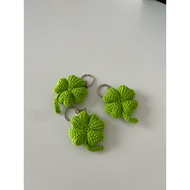 Lucky 4-leaf clover keychain