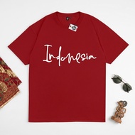 KARIMAKE T-Shirt Distro Unisex INDONESIA LATIN Independence Nationalism INDONESIA LATIN
