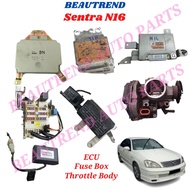 Nissan Sentra N16 Engine ECU Airbag Gear Box TCU Fuse Box Dashboard Engine Throttle Body Speed Lock 