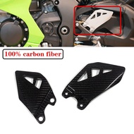 ZX10R Carbon Fiber Heel Guards Rearset For KAWASAKI ZX-10R 2011-2024 ZX 10R 2023 Motorcycle Accessor