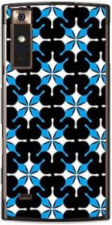 SECOND SKIN MHAK"SUN" Black x Blue (Clear) / for URBANO V02/au AKYV02-PCCL-298-Y375