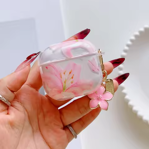 for Airpod Pro2 2 3 4 Headphone Cover for Air Pods 4rd Gen Fashion Cute Simple Earpods Cases