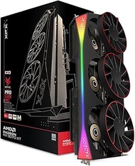 XFX Mercury AMD Radeon RX 9070XT OC Magnetic Air Edition with RGB 16GB GDDR6 HDMI 3xDP, AMD RDNA 4 R