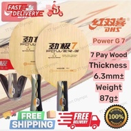 DHS Power G 7 7wood Best Quality Blade PG 7 All Wood Bat Racket Ping Pong Butterfly nittaku donic xi