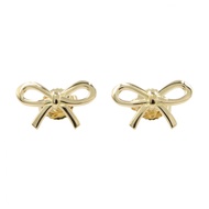 【二手】Tiffany & Co.) 蝴蝶結耳環，18K（黃金），女士蝴蝶結耳環，二手