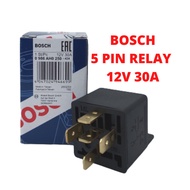 BOSCH UNIVERSAL AUTOMATIVE CAR RELAY 12V 30A 5 Pin (0986AH0250)
